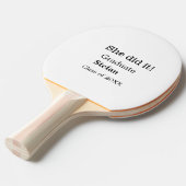 大学院で20XX文字のクラスを追加 卓球ラケット (正面アングル)