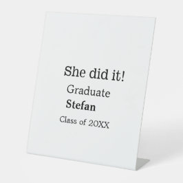 大学院で20XX文字のクラスを追加 台座サイン