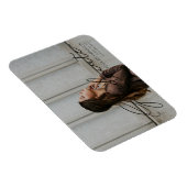 大学院と写真 – ブラックプリント マグネット (右側)