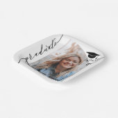 大学院のパーティー写真 ペーパープレート (傾斜あり)