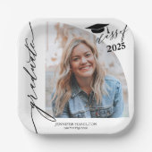 大学院のパーティー写真 ペーパープレート (正面)