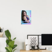 大学院のブルースクリプト |ブクールラシフォトキープサケ ポスター (ホームオフィス)