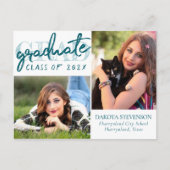 大学院のブルースクリプト |ブクールラシ2フォトキープサケ ポストカード (正面)