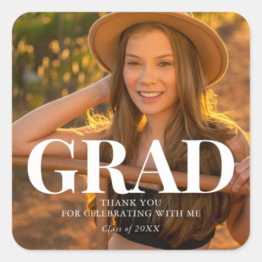 大学院のモダン写真 スクエアシール (正面)