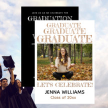 大学院の写真の発表パーティの招待状