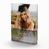 大学院の写真カスタム卒業親愛者 フォトブロック (右)