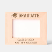 大学院の写真 レーザー彫刻フレーム (正面)