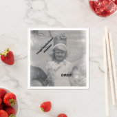 大学院の写真 | 祝福 | 名前と年 スタンダードカクテルナプキン (インサイチュ)