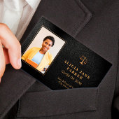 大学院の卒業写真 名刺