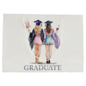 大学院の友人 ラージペーパーバッグ (裏面)