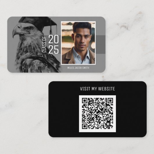 大学院の名刺 | イーグル 名刺 (正面/裏面)