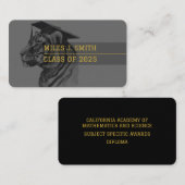 大学院の名刺 名刺 (正面/裏面)