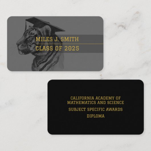 大学院の名刺 名刺 (正面/裏面)