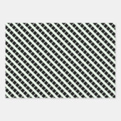 大学院の名前スクリプトジオメトリック ラッピングペーパーシート (正面2)