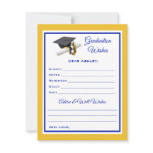 大学院の希望とアドバイス |青と黄