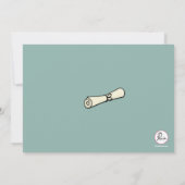 大学院の招待状 招待状 (裏面)