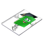 大学院の教育の本のマスコット ノートブック (左側)