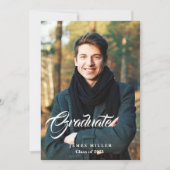 大学院の発表 招待状 (正面)