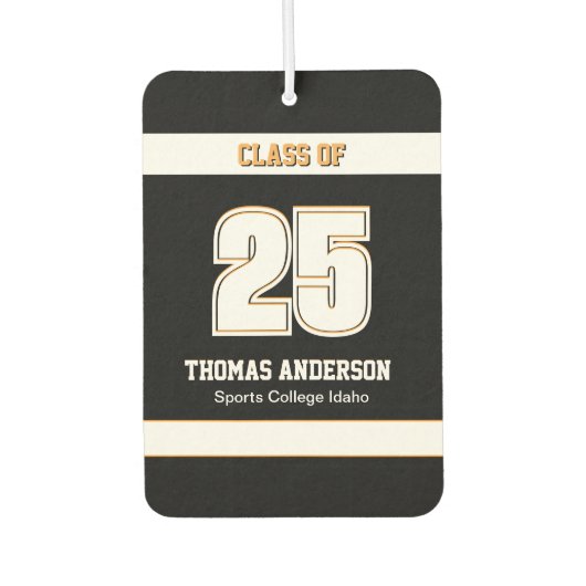 大学院の車フレッシュナー、グラード、スポーツ、ブラック、ボーイズ カーエアーフレッシュナー (正面)