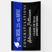 大学院の青|は口論のふさ価値がありました 横断幕 (縦)