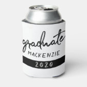 大学院の黒字版 |年クラシック付き記念テープ 缶クーラー (缶裏面)