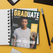 大学院はっきりしたカスタム写真雑誌の表紙 案内状