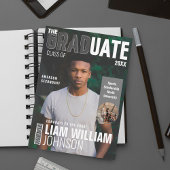 大学院はっきりしたカスタム写真雑誌の表紙 案内状