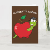 大学院または博士号の卒業 カード (正面)