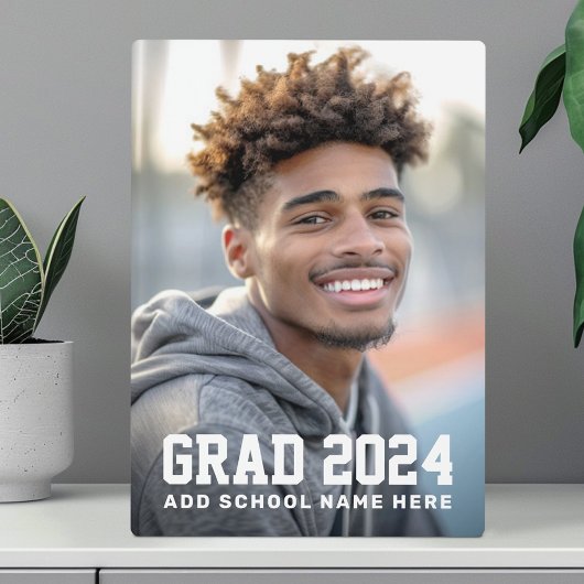 大学院または名前の卒業写真 フォトプラーク