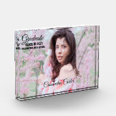 大学院エレガントのカスタム写真ブロック フォトブロック (左)