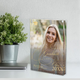 大学院エレガントミニマル金ゴールド書 フォトブロック