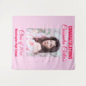 大学院エレガント写真の背景 タペストリー (正面(横))