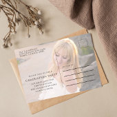 大学院エレガント写真テンプレートスタイリッシュ脚本 ポストカード