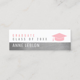 大学院エレガント名・ピンクフェミニンクラス コーリングカード