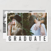 大学院カード（クリッピング写真） 案内状 (正面/裏面)