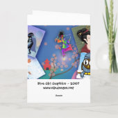 大学院カ空白のード カード (裏面)