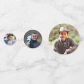 大学院クラス3年フォトブラック金ゴールド コンフェッティ (裏面)