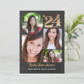 大学院サークル金ゴールドチョーク2024印刷可能クラス 招待状 (スタンド正面)