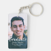 大学院シンプルのモダン写真 キーホルダー (裏面)