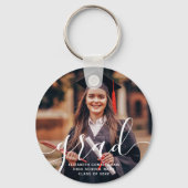 大学院シンプルモダン脚本クラシック写真 キーホルダー (正面)