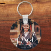 大学院シンプルモダン脚本クラシック写真 キーホルダー (正面)