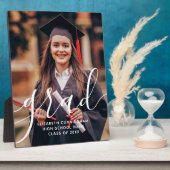 大学院シンプルモダン脚本クラシック写真 フォトプラーク (側面)