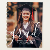 大学院シンプルモダン脚本クラシック写真 プランナー手帳 (正面)