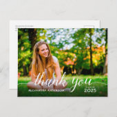 大学院スクリプト写真卒業ありがとう ポストカード (正面/裏面)