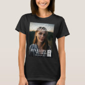 大学院スクリプト写真雑誌の卒業 Tシャツ (正面)