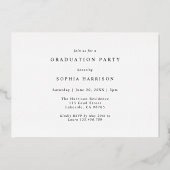 大学院スクリプト3写真卒業 箔招待状 (裏面)