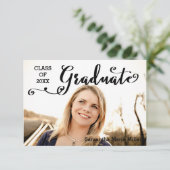 大学院スクリプト – 3x5卒業発表 招待状 (スタンド正面)