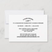 大学院スクリプト – 3x5卒業発表 招待状 (裏面)