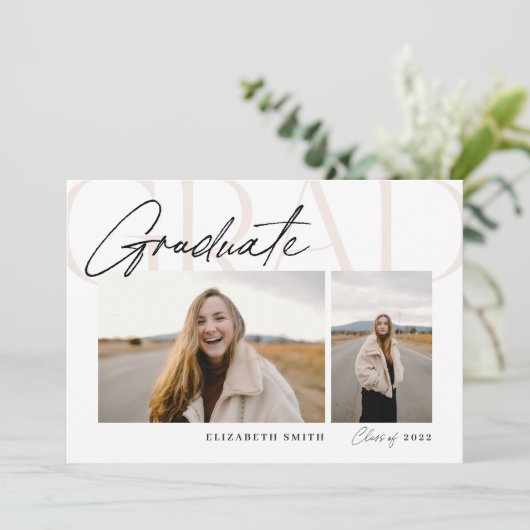 大学院タイプのオーバーレイ2 – 写真のお知らせ 案内状 (スタンド正面)