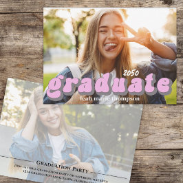 大学院タイポグラフィ写真QRコードソーシャルメディア 招待状